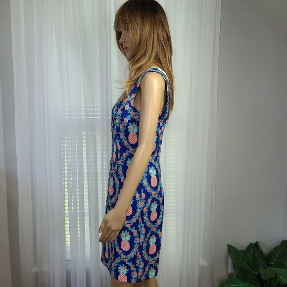 Crown & Ivy Classic Pineapple Dress 4 - Picture 4 of 8